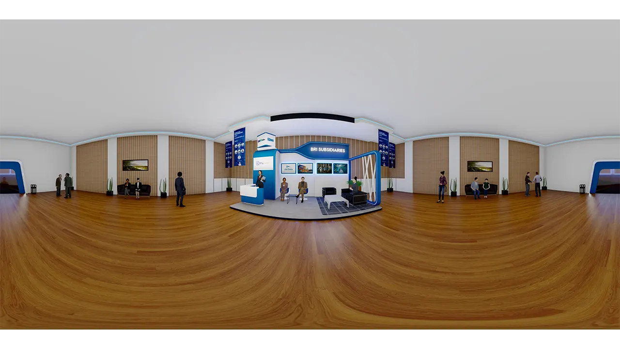 App BRI Virtual Gathering 2021: 3D Render 360° BRI Subsidiaries