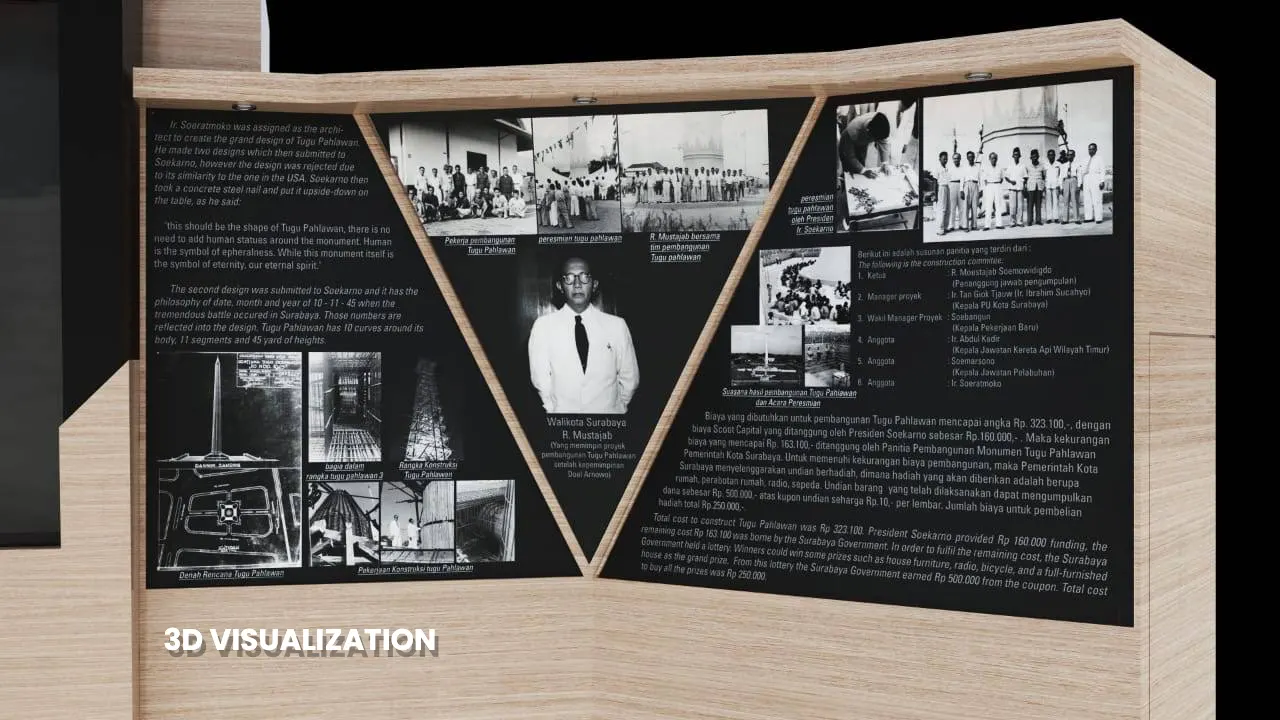 Media Pembelajaran Museum Sepuluh Nopember: 3D Booth Museum Visualization 1