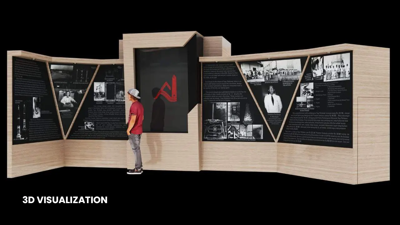 Media Pembelajaran Museum Sepuluh Nopember: 3D Booth Museum Visualization 3