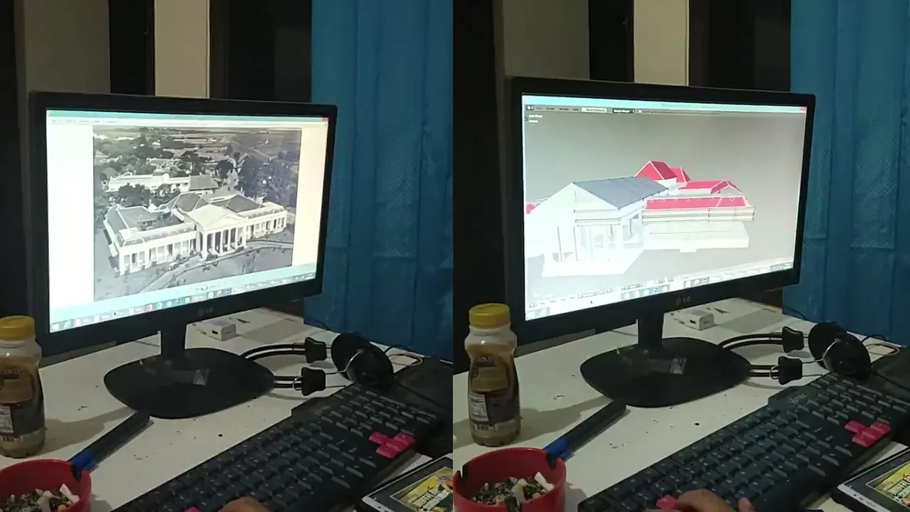 Media Pembelajaran Museum Sepuluh Nopember: 3D Modeling Kempeitai Building