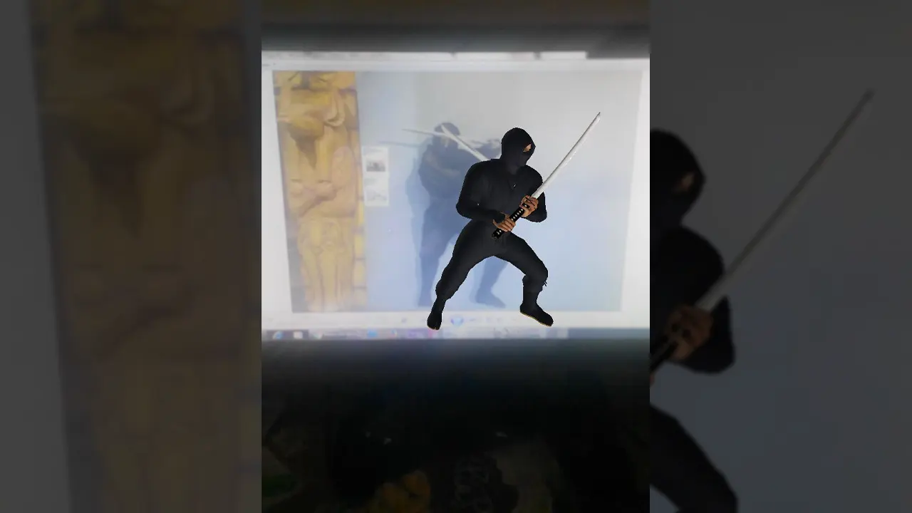 Augmented Reality Batu Night Spectacular BNS - AR Ninja Samurai