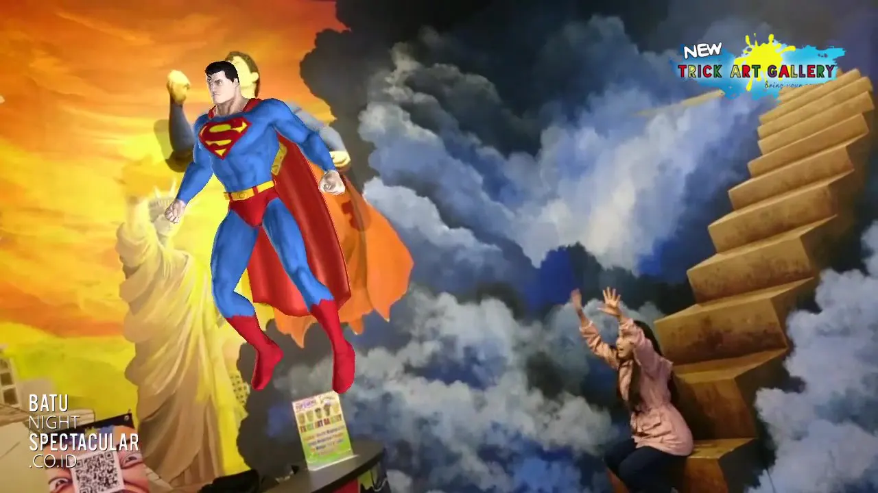 Augmented Reality Batu Night Spectacular BNS - AR Superman #1
