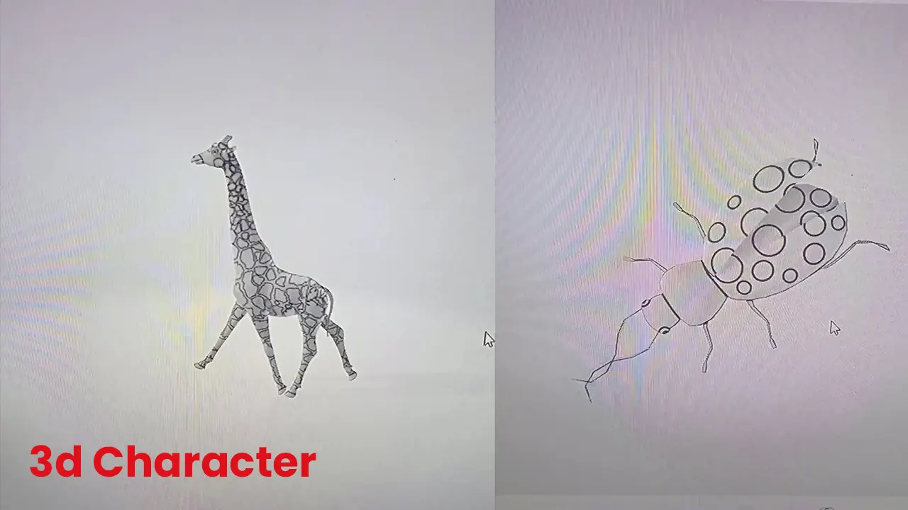 JTP3 - Wahana Menggambar Interaktif: 3D Character Test
